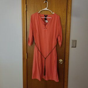 Olsen Europe Coral Dress XL